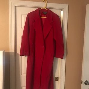 Donnybrook women’s wool coat size 4 red fully lined